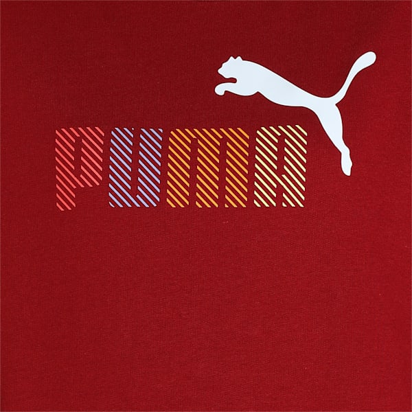PUMA Graphic Crew Women's Regular Fit Sweat Shirt, Intense Red, extralarge-IND