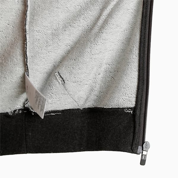 PUMA Women's Regular Fit Hooded Jacket, Dark Gray Heather, extralarge-IND
