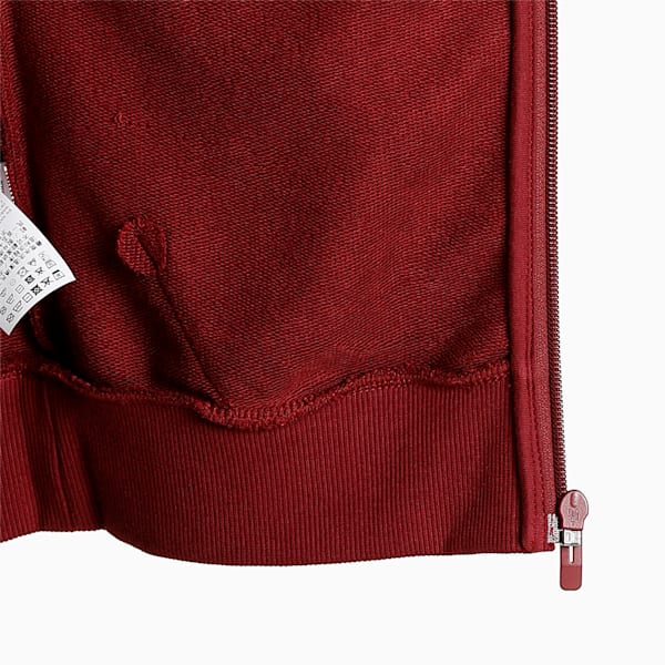 Women's Regular Fit Hooded Jacket, Burgundy, extralarge-IND