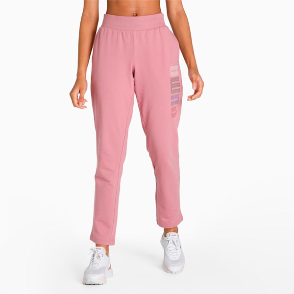 PUMA Women's Regular Fit Sweat Pants, Foxglove, extralarge-IND