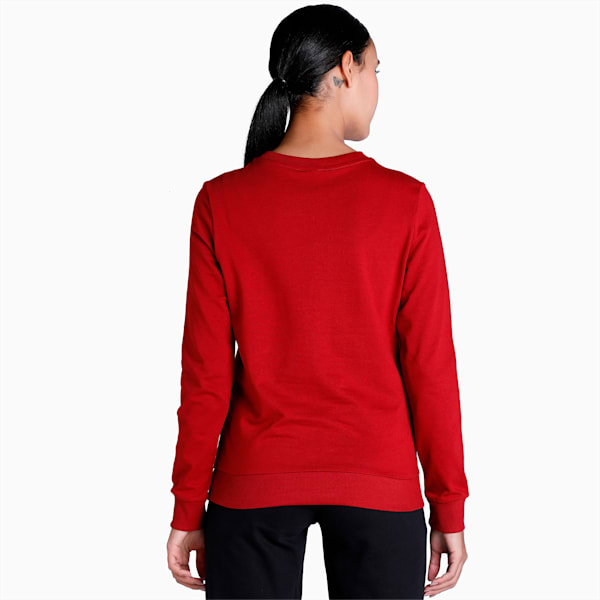 Graphic Crew Women's Regular Fit Sweat Shirt, Intense Red, extralarge-IND