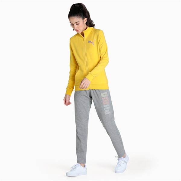 PUMA Women's Regular Fit Jacket, Super Lemon, extralarge-IND