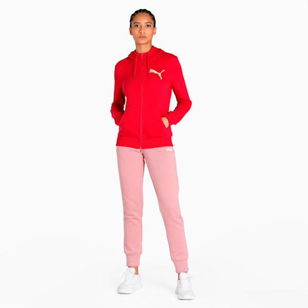 Sweat Hooded Jacket 2, Persian Red, extralarge-IND