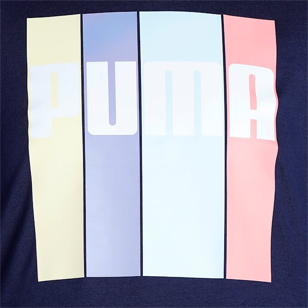 PUMA Graphic Women's Regular Fit Sweatshirt, Peacoat, extralarge-IND