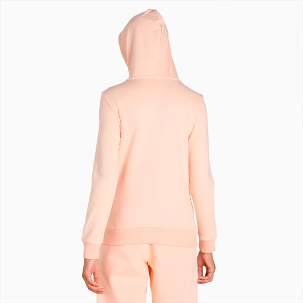 Graphic Women's Regular Fit Hoodie, Peach Parfait, extralarge-IND