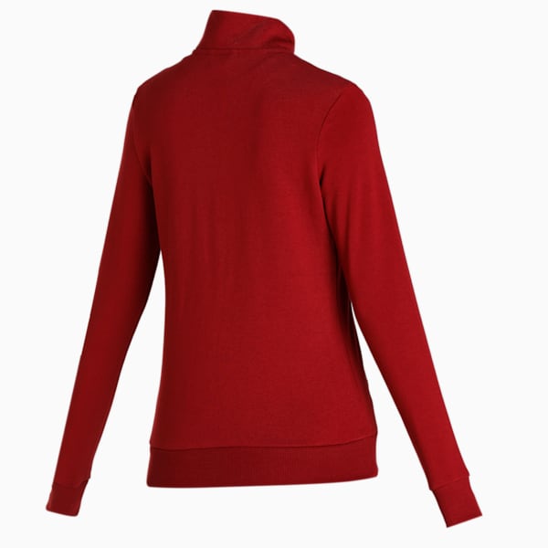 PUMA WMN Graphic Women's Regular Fit Jacket, Intense Red, extralarge-IND