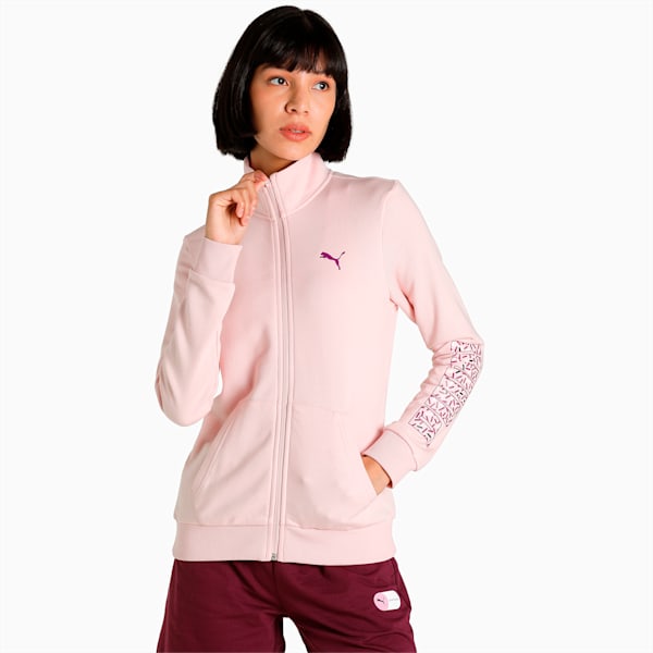 WMN Graphic Women's Regular Fit Jacket, Lotus, extralarge-IND