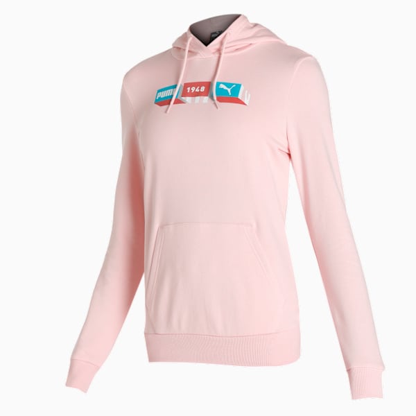 Graphic Women's Regular Fit Hoodie, Lotus, extralarge-IND