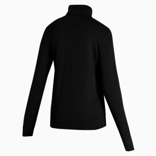 Women's Regular Fit Graphic Logo Jacket VII, Puma Black, extralarge-IND