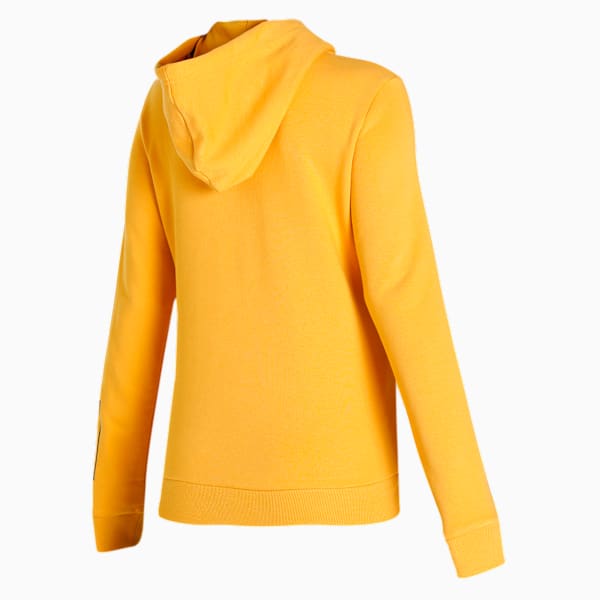Full-Zip Women's Regular Fit Hooded Jacket, Mineral Yellow, extralarge-IND