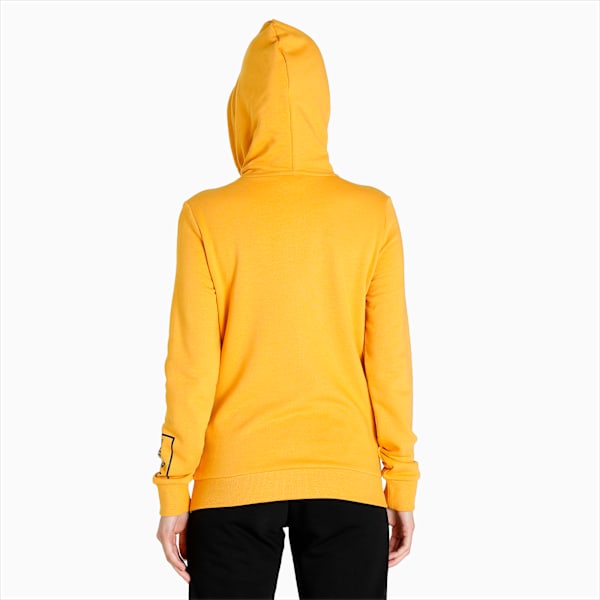 Full-Zip Women's Regular Fit Hooded Jacket, Mineral Yellow, extralarge-IND