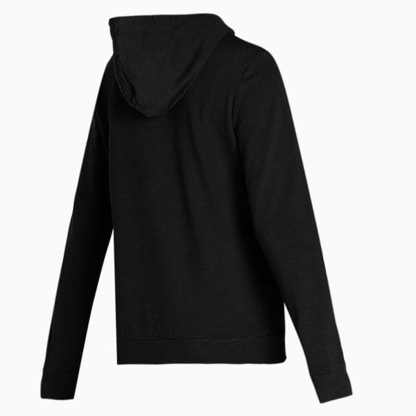 Graphic Women's Regular Fit Hoodie, Puma Black, extralarge-IND