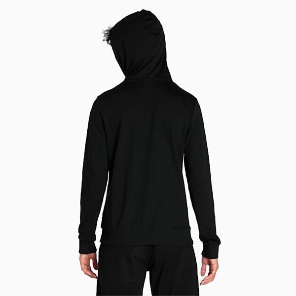 Graphic Women's Regular Fit Hoodie, Puma Black, extralarge-IND