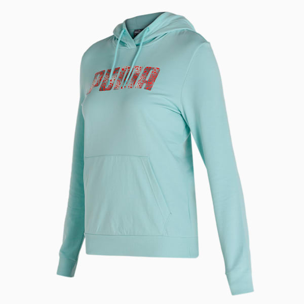 Graphic Women's Regular Fit Hoodie, Eggshell Blue, extralarge-IND