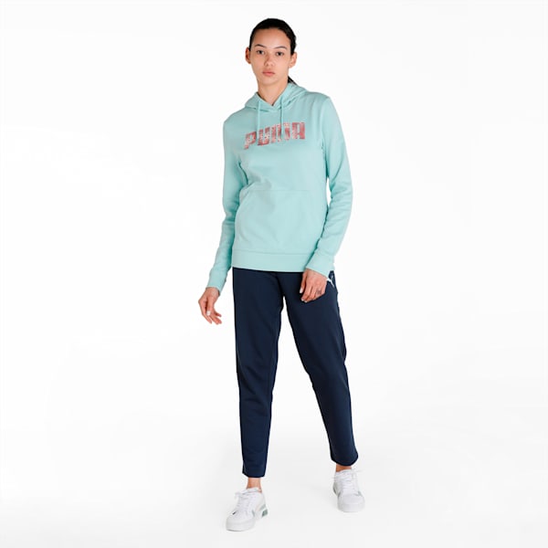 Graphic Women's Regular Fit Hoodie, Eggshell Blue, extralarge-IND