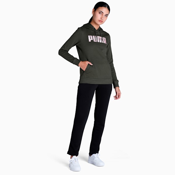 PUMA Graphic Women's Regular Fit Hoodie, Forest Night, extralarge-IND