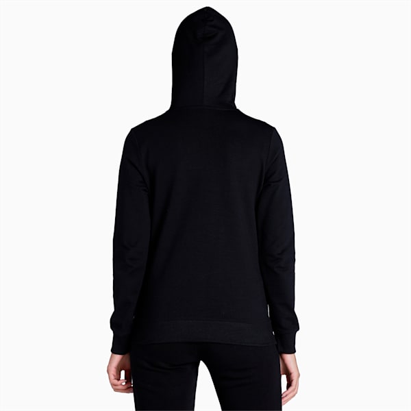 Graphic Women's Regular Fit Hoodie, Puma Black, extralarge-IND