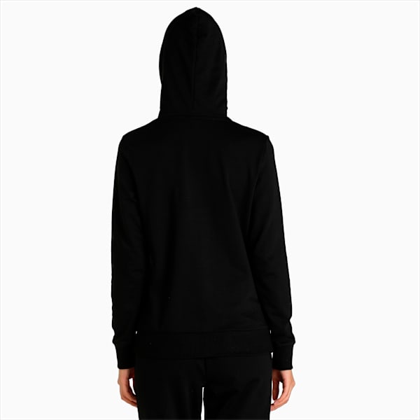 Graphic Women's Regular Fit Hoodie, Puma Black, extralarge-IND