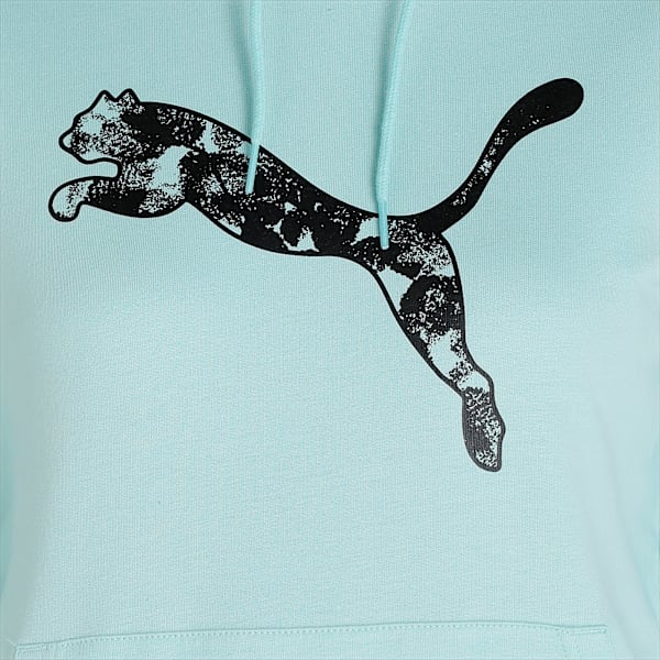 Graphic Women's Regular Fit Hoodie, Eggshell Blue, extralarge-IND