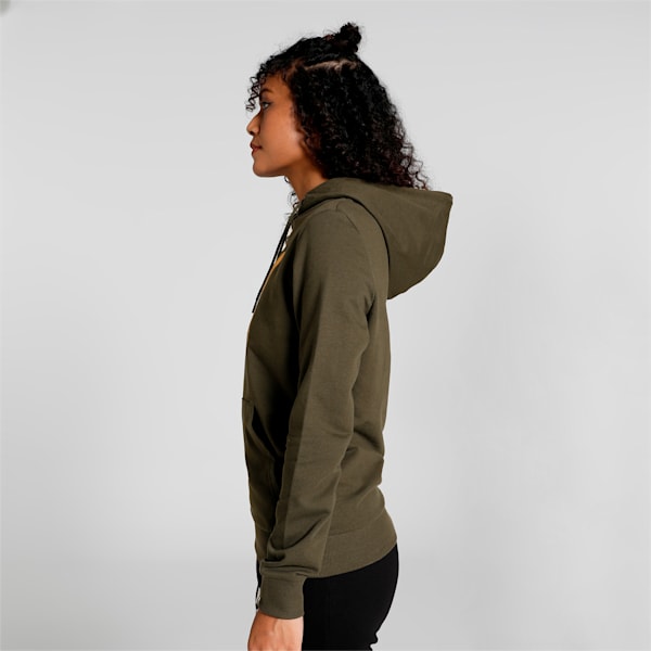 Graphic Women's Regular Fit Hoodie, Forest Night, extralarge-IND