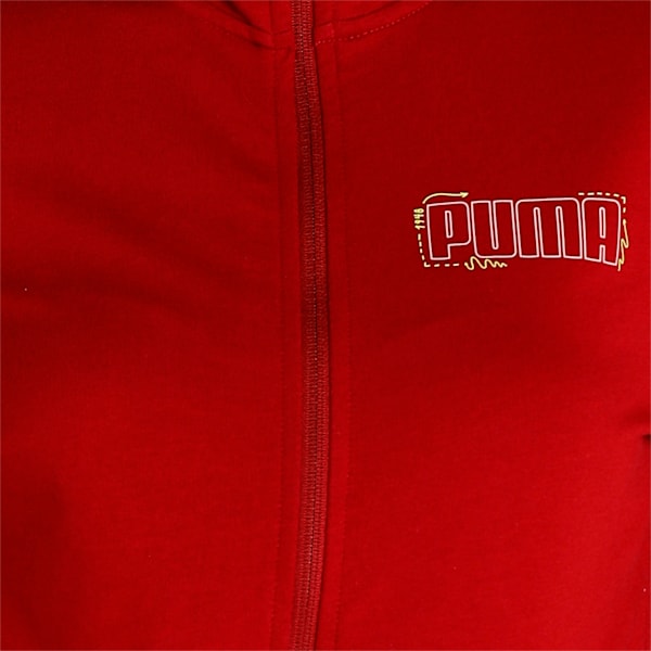 Graphic Women's Regular Fit Jacket, Intense Red, extralarge-IND