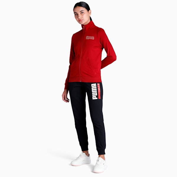 PUMA Graphic Women's Regular Fit Jacket, Intense Red, extralarge-IND