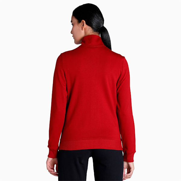PUMA Graphic Women's Regular Fit Jacket, Intense Red, extralarge-IND