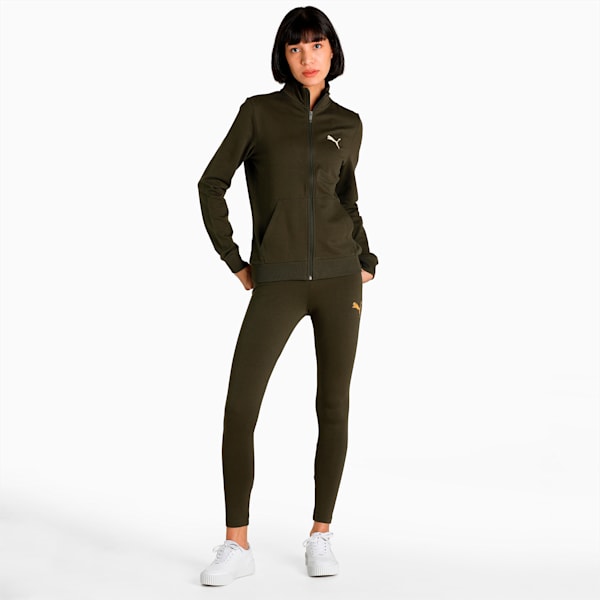 Graphic Women's Regular Fit Jacket, Forest Night, extralarge-IND