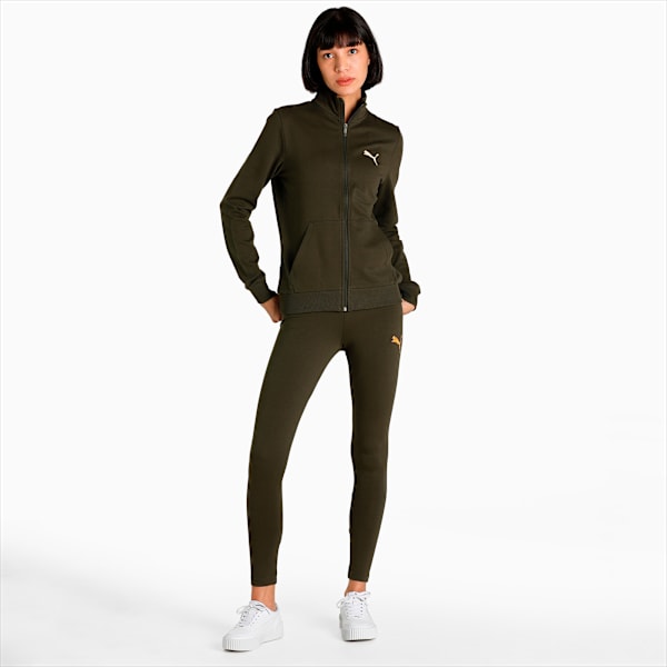 Women's Graphic Regular Fit Jacket, Forest Night, extralarge-IND
