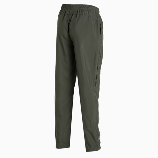 Men's Woven Regular Fit Trackpants, Forest Night, extralarge-IND