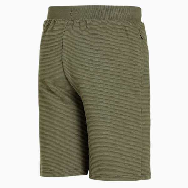 Ottoman Men's Regular Fit Shorts, Dark Green Moss, extralarge-IND