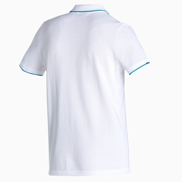 Contrast Tipping Men's Slim Fit Polo, Puma White, extralarge-IND