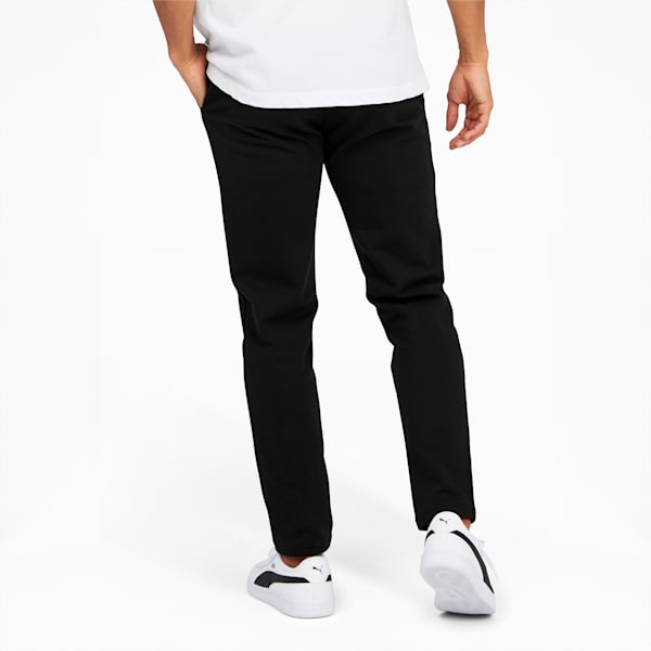 Power Colorblock Men's Pants, Puma Black-Spring Moss, extralarge