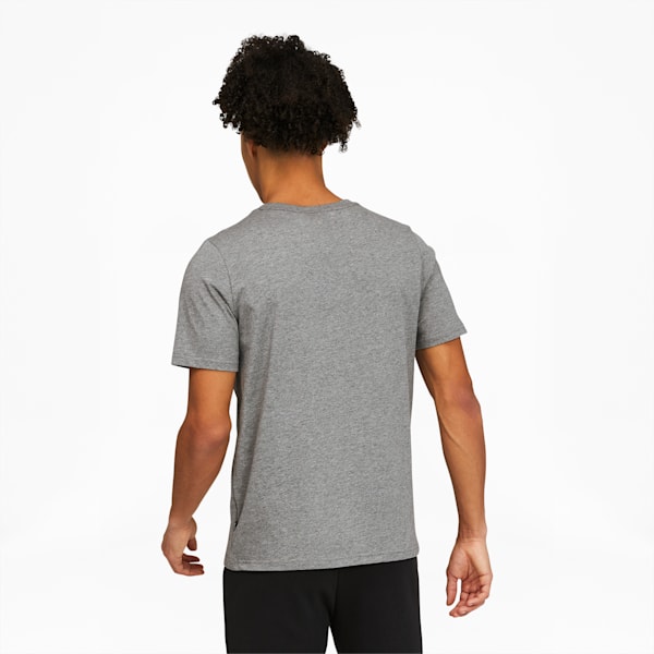 Power Logo Men's Tee, Medium Gray Heather, extralarge