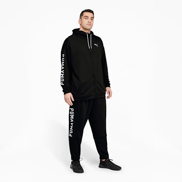 Train Logo Men's Hoodie BT, Puma Black, extralarge