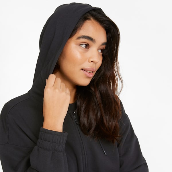 HER Full-Zip Women's Hoodie, Puma Black, extralarge