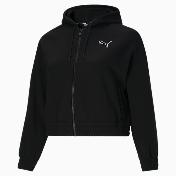 HER Women's Full-Zip Hoodie PL, Puma Black, extralarge