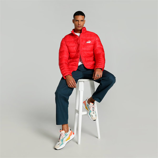 Men's Padded Jacket, High Risk Red, extralarge-IND