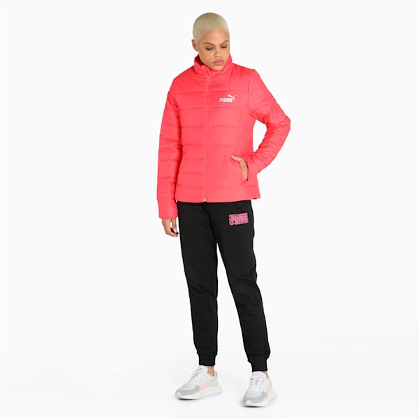 Padded Slim Fit Women's Jacket, Paradise Pink, extralarge-IND