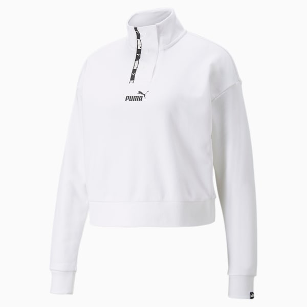Chandail en molleton a col rond Power Tape Femme PUMA