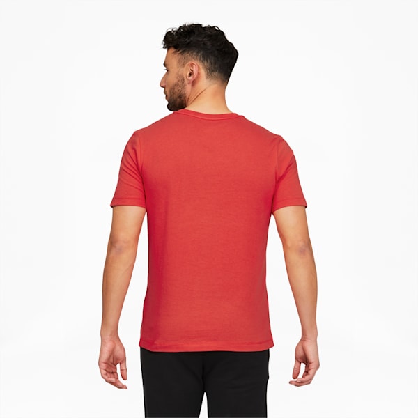 Advanced Circle Graphic Crew Neck Men's Tee, High Risk Red, extralarge