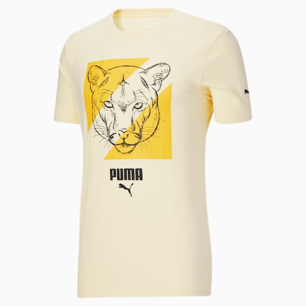 Predator Cat Logo T-Shirt - Yellow