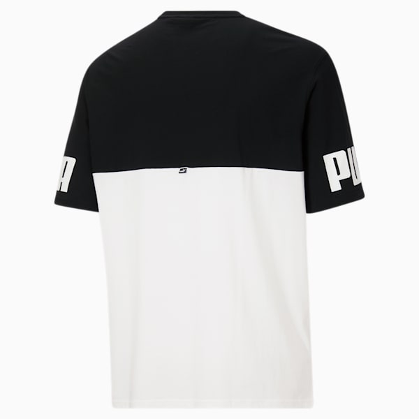 Power Colorblock Men's Tee BT, Puma Black, extralarge