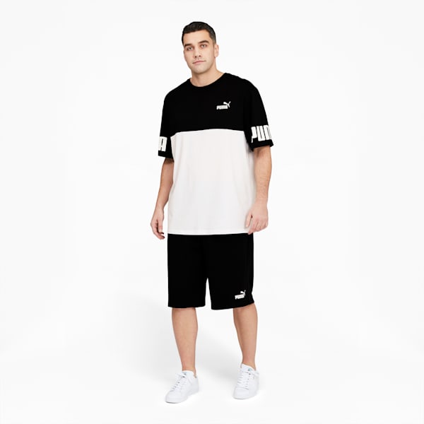 Power Colorblock Men's Tee BT, Puma Black, extralarge