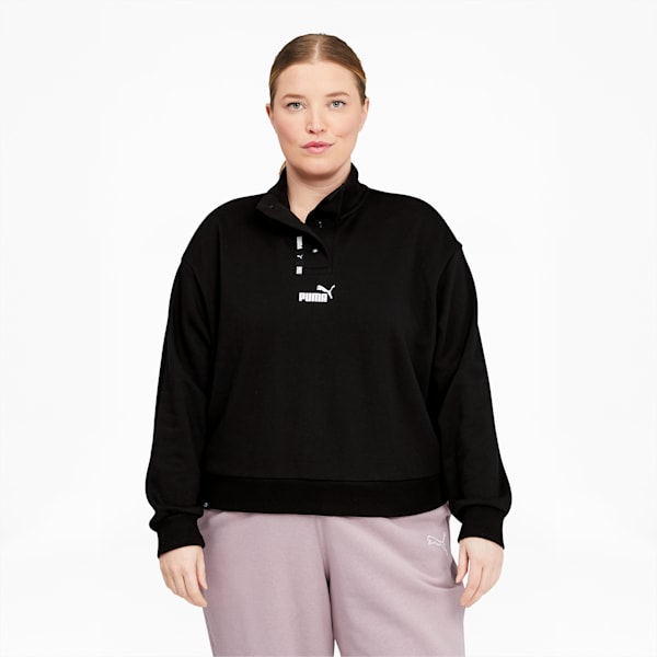Puma tape crew sweatshirt cheap
