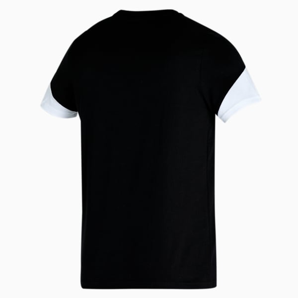 Men's Colorblock T-Shirt, Puma Black, extralarge-IND