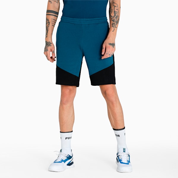 Men's Casual Shorts, Intense Blue, extralarge-IND
