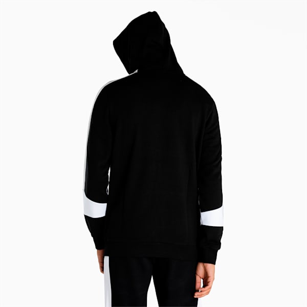 Men's Regular Fit Colorblock Hoodie, Puma Black, extralarge-IND
