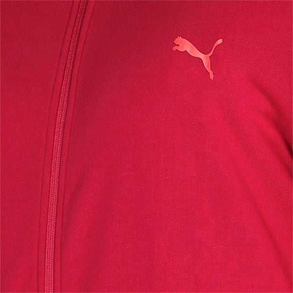 Men's Regular Fit full-Zip Hooded Jacket, Persian Red, extralarge-IND