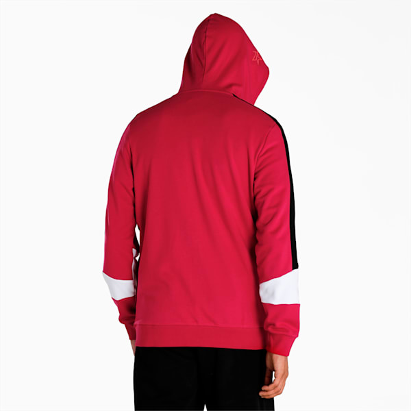 Men's Regular Fit full-Zip Hooded Jacket, Persian Red, extralarge-IND